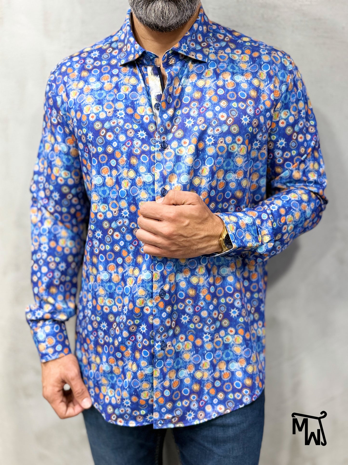 Camisa Manga Larga “Feel the Colors” (Slim Fit)