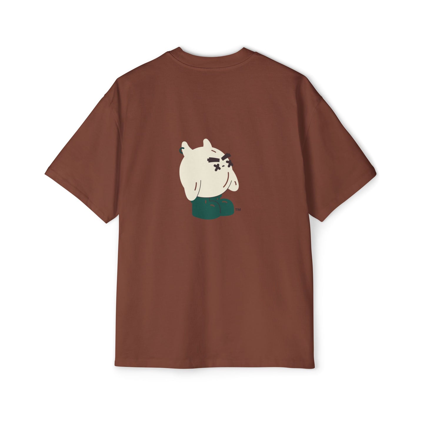 MW Casual Oversized Tee with Playful Graphic – Perfect Gift for Men, Streetwear Staple, Relaxed Fit, Everyday Comfort, Gift for Him