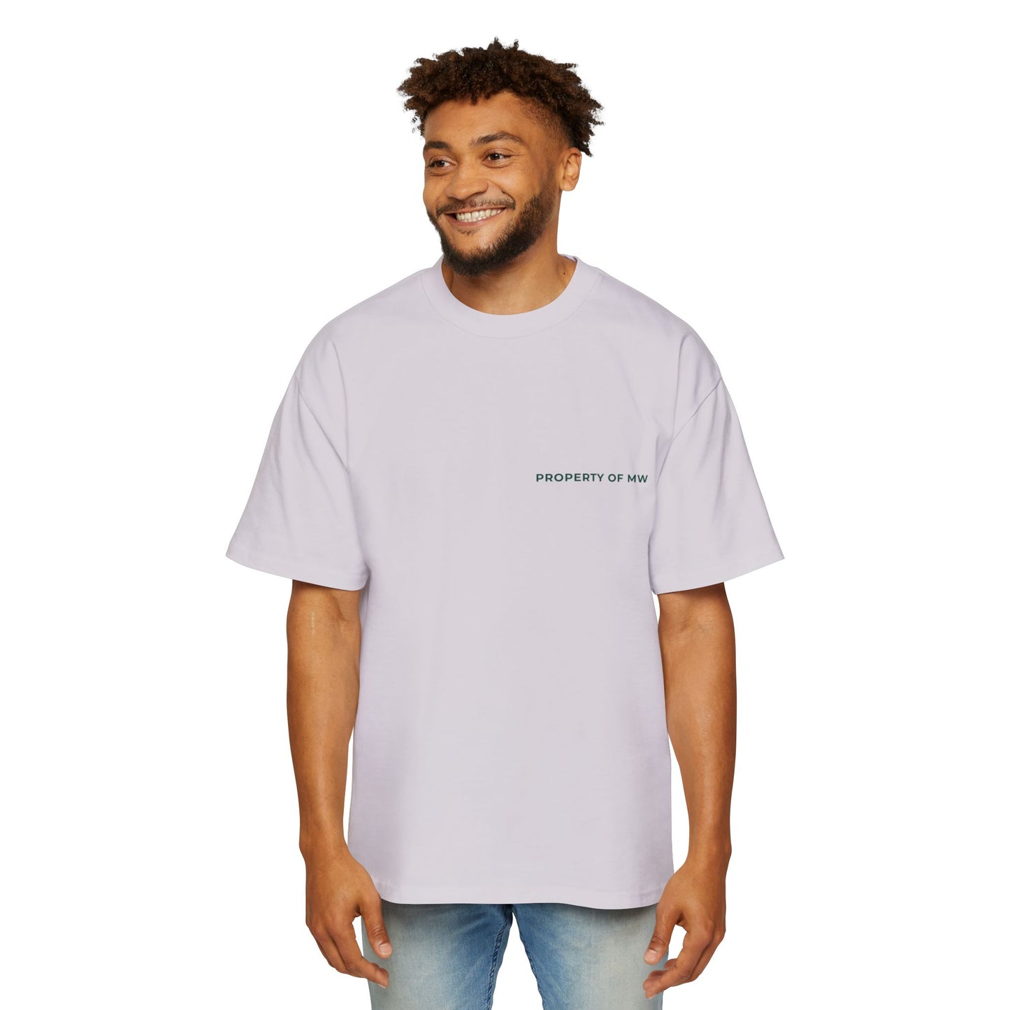 MW Casual Oversized Tee with Playful Graphic – Perfect Gift for Men, Streetwear Staple, Relaxed Fit, Everyday Comfort, Gift for Him