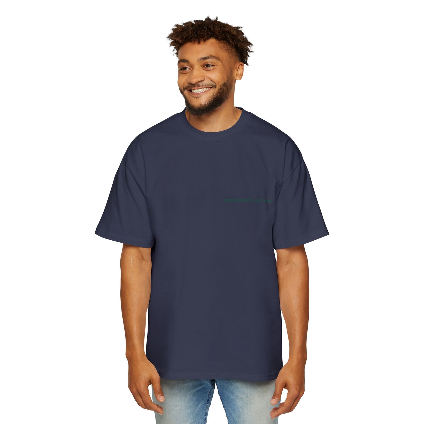 MW Casual Oversized Tee with Playful Graphic – Perfect Gift for Men, Streetwear Staple, Relaxed Fit, Everyday Comfort, Gift for Him