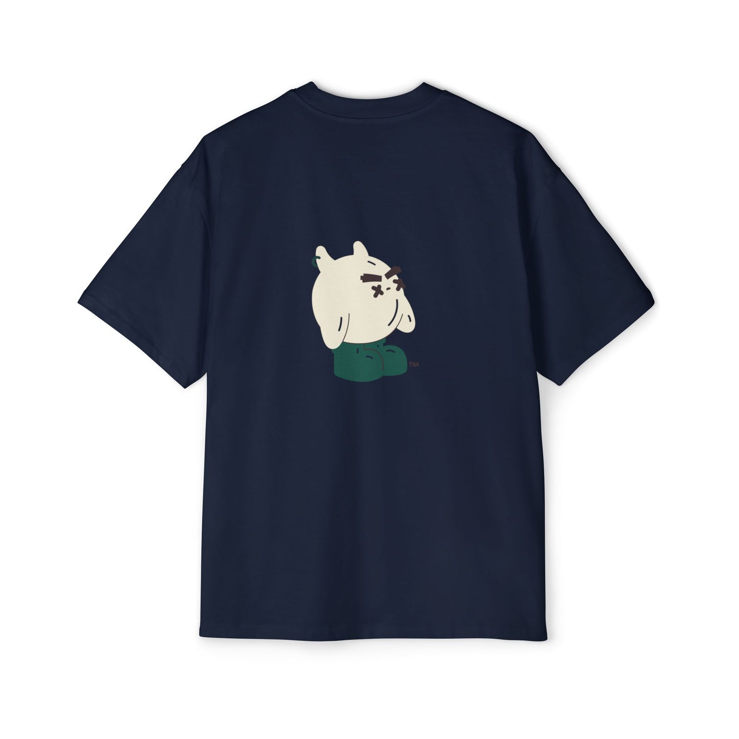 MW Casual Oversized Tee with Playful Graphic – Perfect Gift for Men, Streetwear Staple, Relaxed Fit, Everyday Comfort, Gift for Him