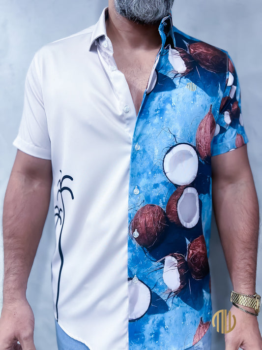 Camisa MWS10-003 "Llorando y bebiendo, Pito-rro de …" (S10)