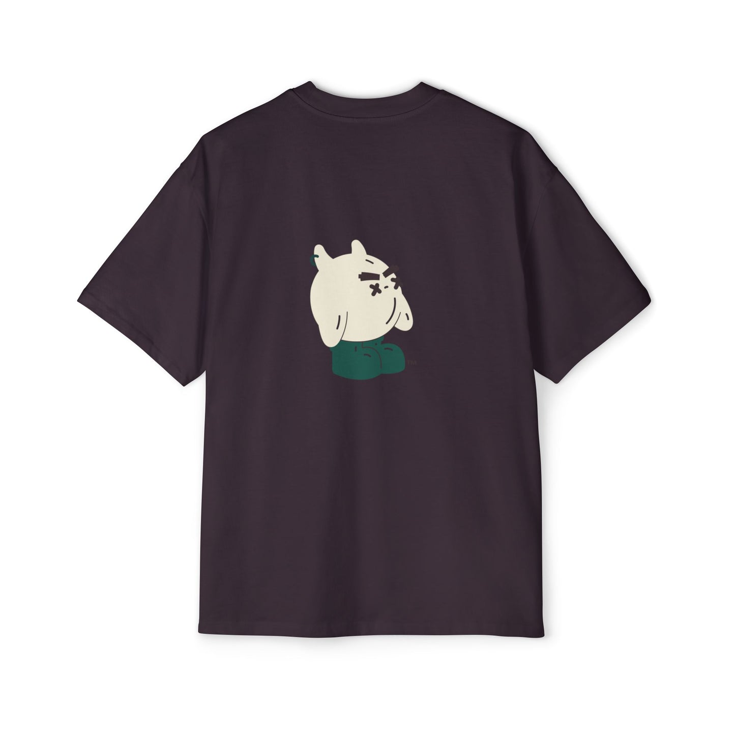 MW Casual Oversized Tee with Playful Graphic – Perfect Gift for Men, Streetwear Staple, Relaxed Fit, Everyday Comfort, Gift for Him