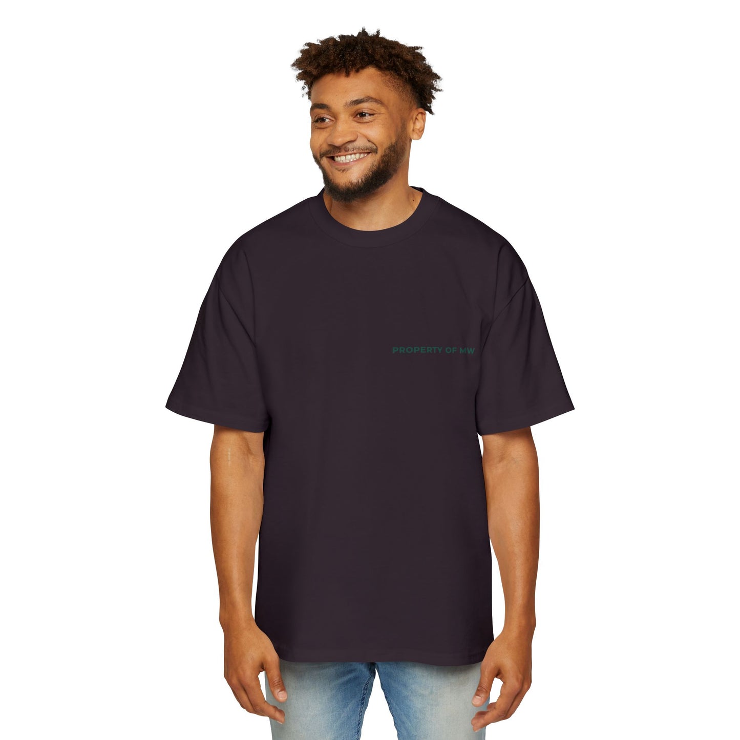 MW Casual Oversized Tee with Playful Graphic – Perfect Gift for Men, Streetwear Staple, Relaxed Fit, Everyday Comfort, Gift for Him