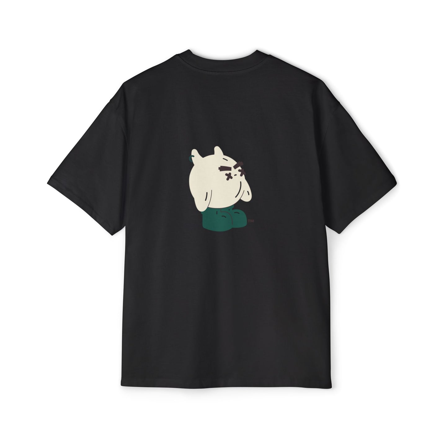 MW Casual Oversized Tee with Playful Graphic – Perfect Gift for Men, Streetwear Staple, Relaxed Fit, Everyday Comfort, Gift for Him