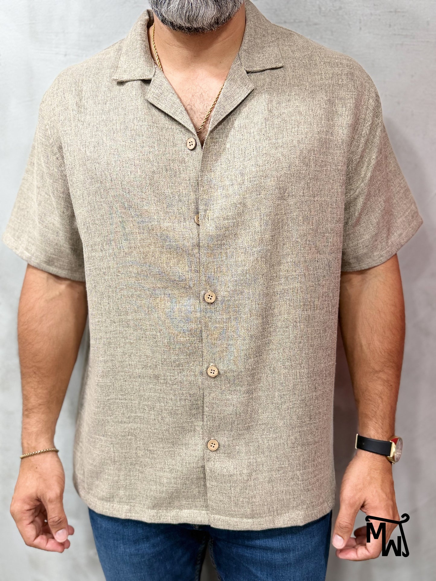 Camisa Manga Corta Crochet “Canyon Coast” (Normal FIT)