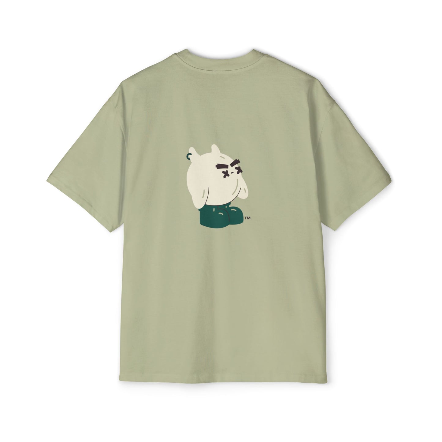 MW Casual Oversized Tee with Playful Graphic – Perfect Gift for Men, Streetwear Staple, Relaxed Fit, Everyday Comfort, Gift for Him