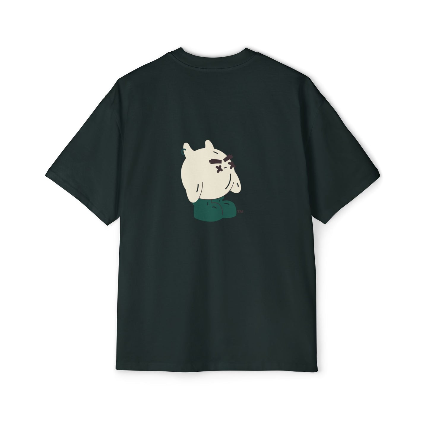 MW Casual Oversized Tee with Playful Graphic – Perfect Gift for Men, Streetwear Staple, Relaxed Fit, Everyday Comfort, Gift for Him
