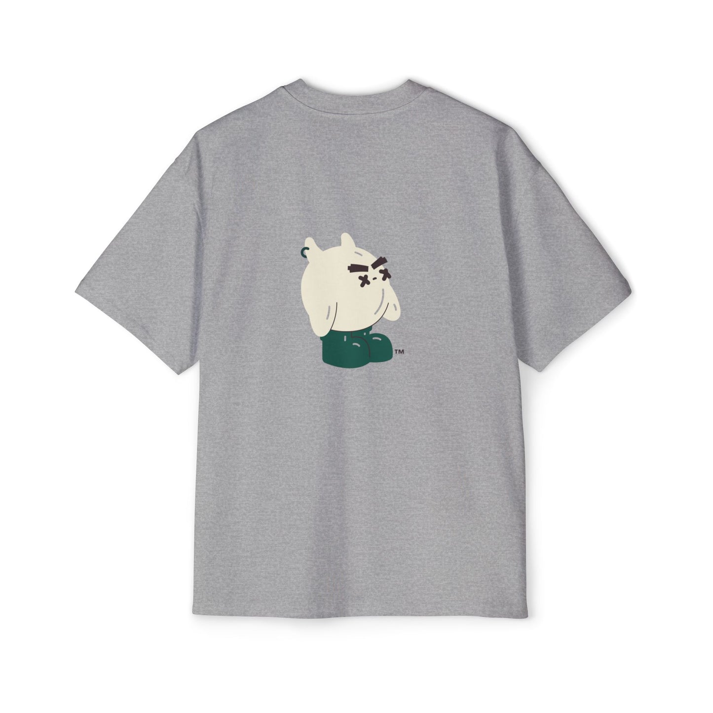 MW Casual Oversized Tee with Playful Graphic – Perfect Gift for Men, Streetwear Staple, Relaxed Fit, Everyday Comfort, Gift for Him