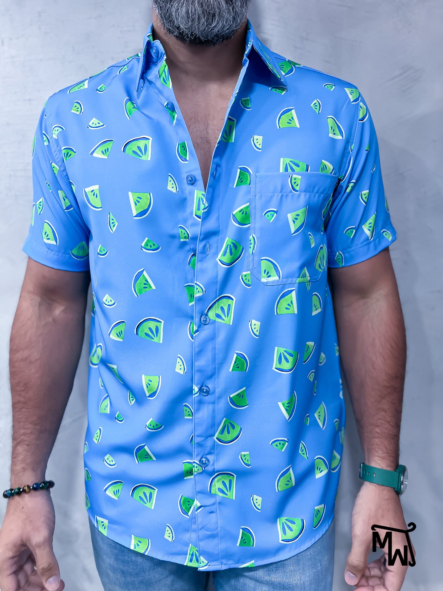Camisa Híbrida " Watermelon " (Normal Fit)