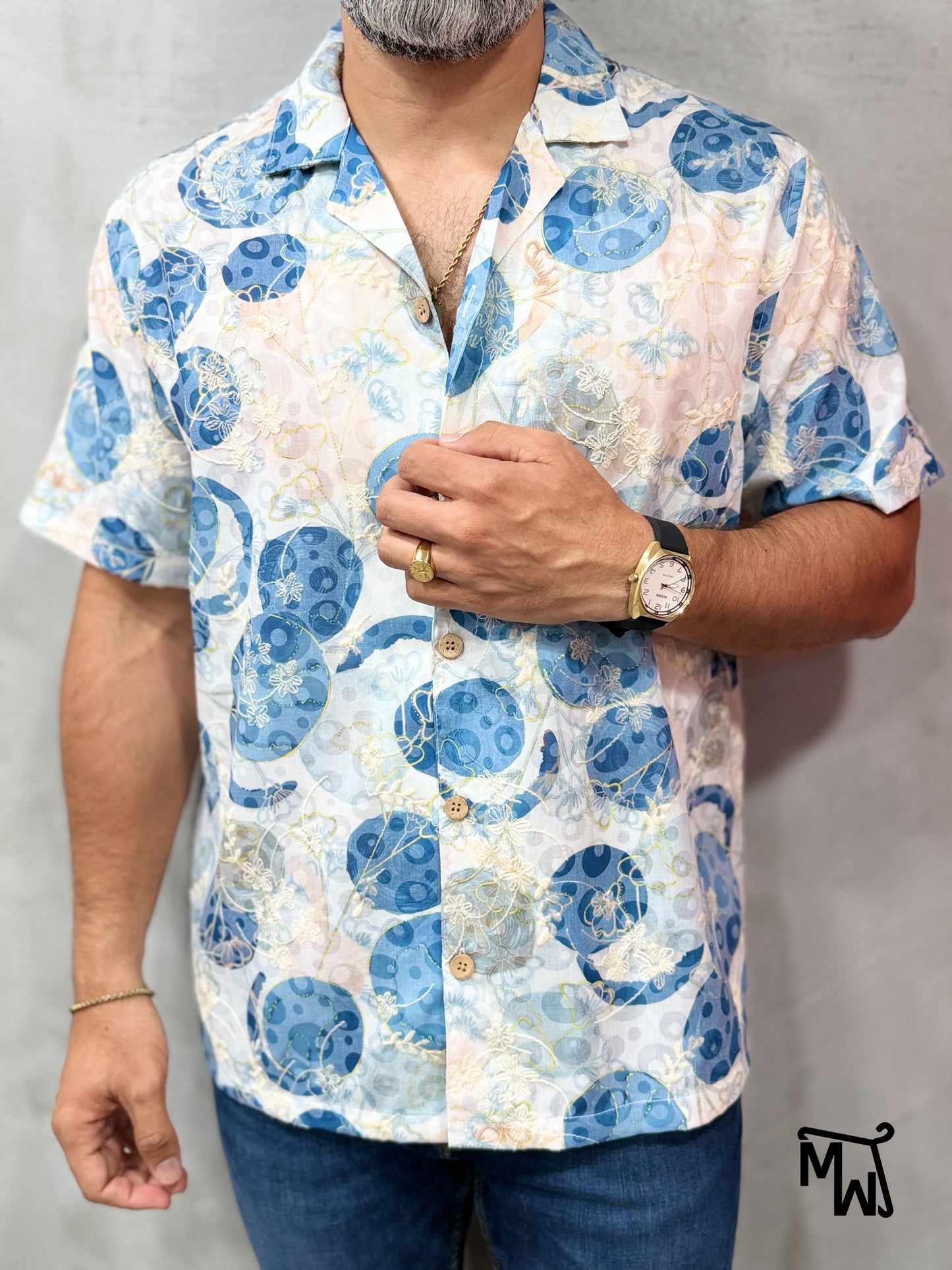 Camisa Manga Corta Crochet “Rio Vibes” (Normal FIT)