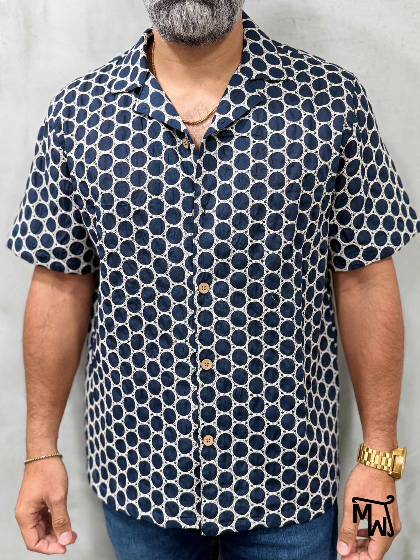 Camisa Manga Corta Crochet “Fresh Bloom” (Normal FIT)