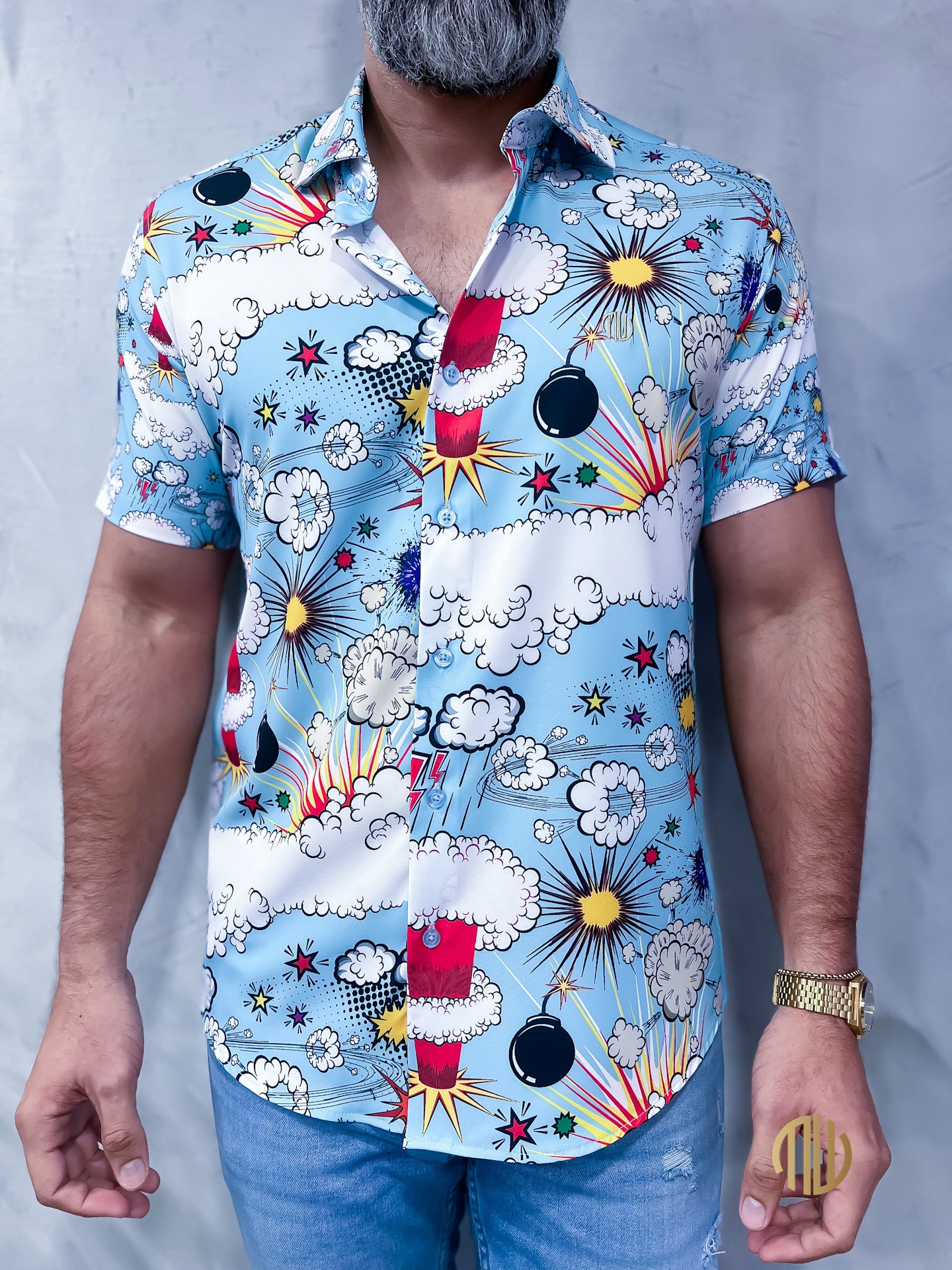 Camisa MWS10-002 "Cartoons" (S10)