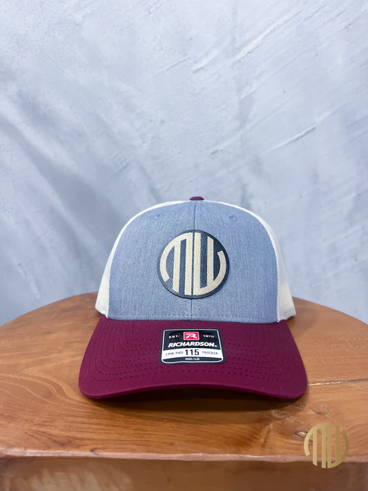 Gorra MW 24Kilates - Vino Gris / Bone White