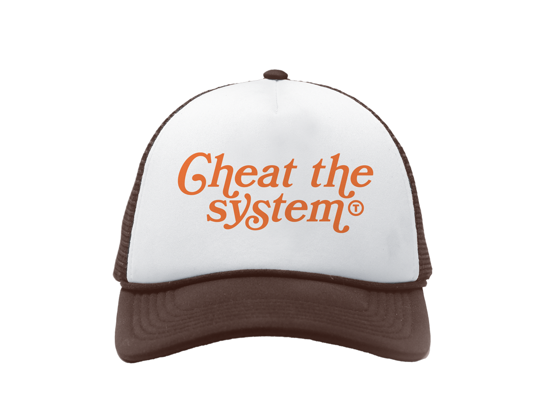 "Cheat the System Trucker Hat"