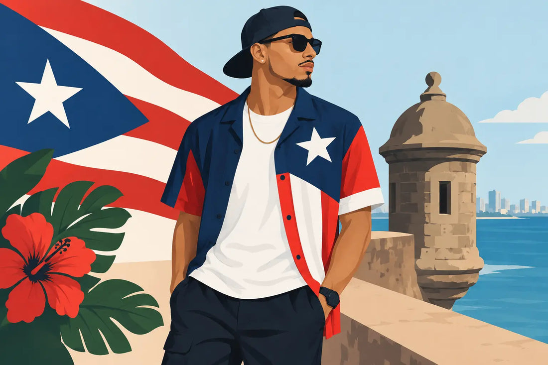 Moda urbana para hombre con identidad boricua