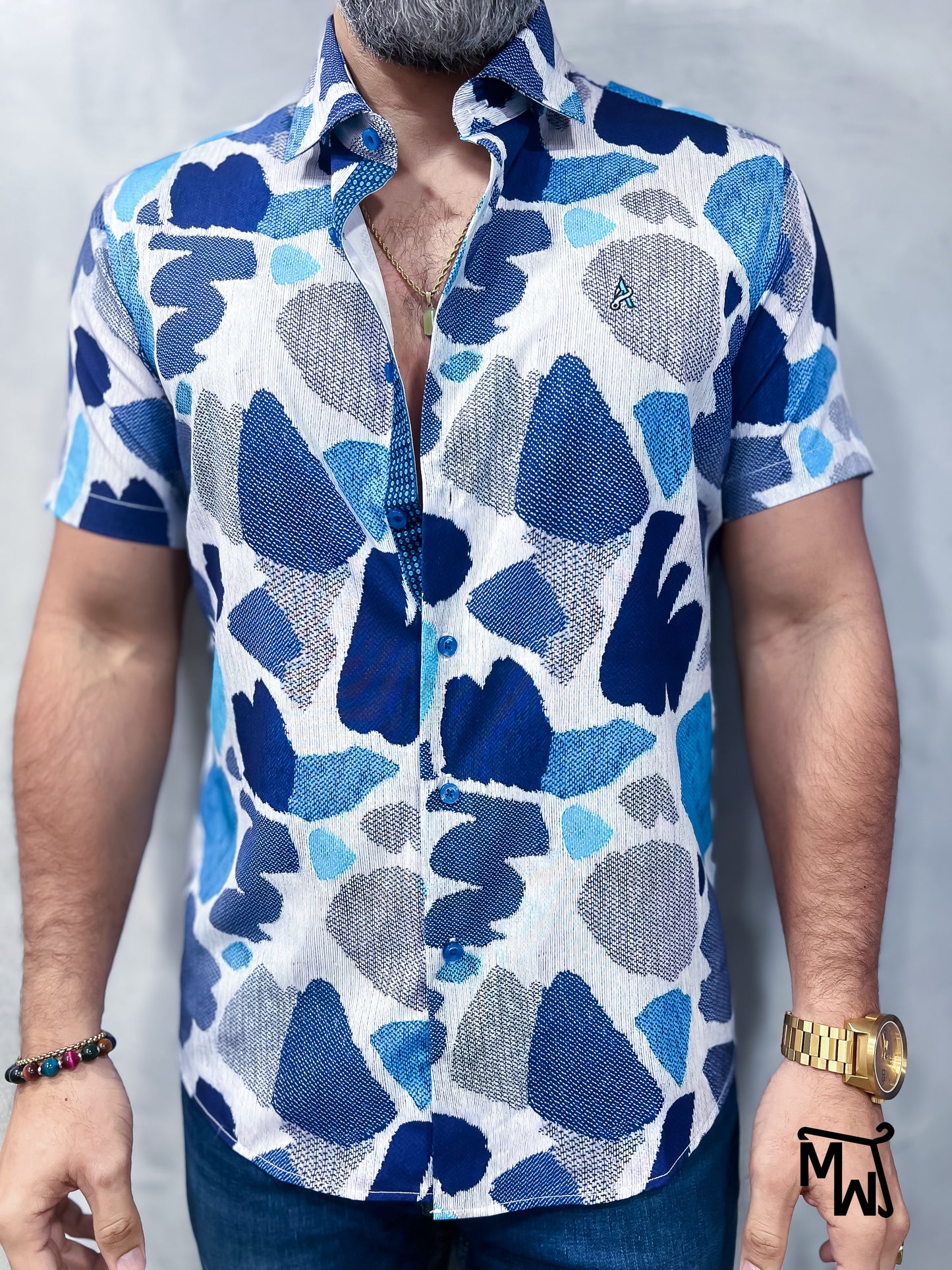 Camisa Manga Corta- “Believe in the Magic” (Slim Fit)