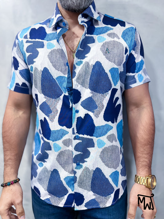 Camisa Manga Corta- “Believe in the Magic” (Slim Fit)