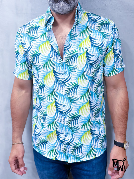 Camisa Híbrida "Bajo la Palma" (Normal Fit)