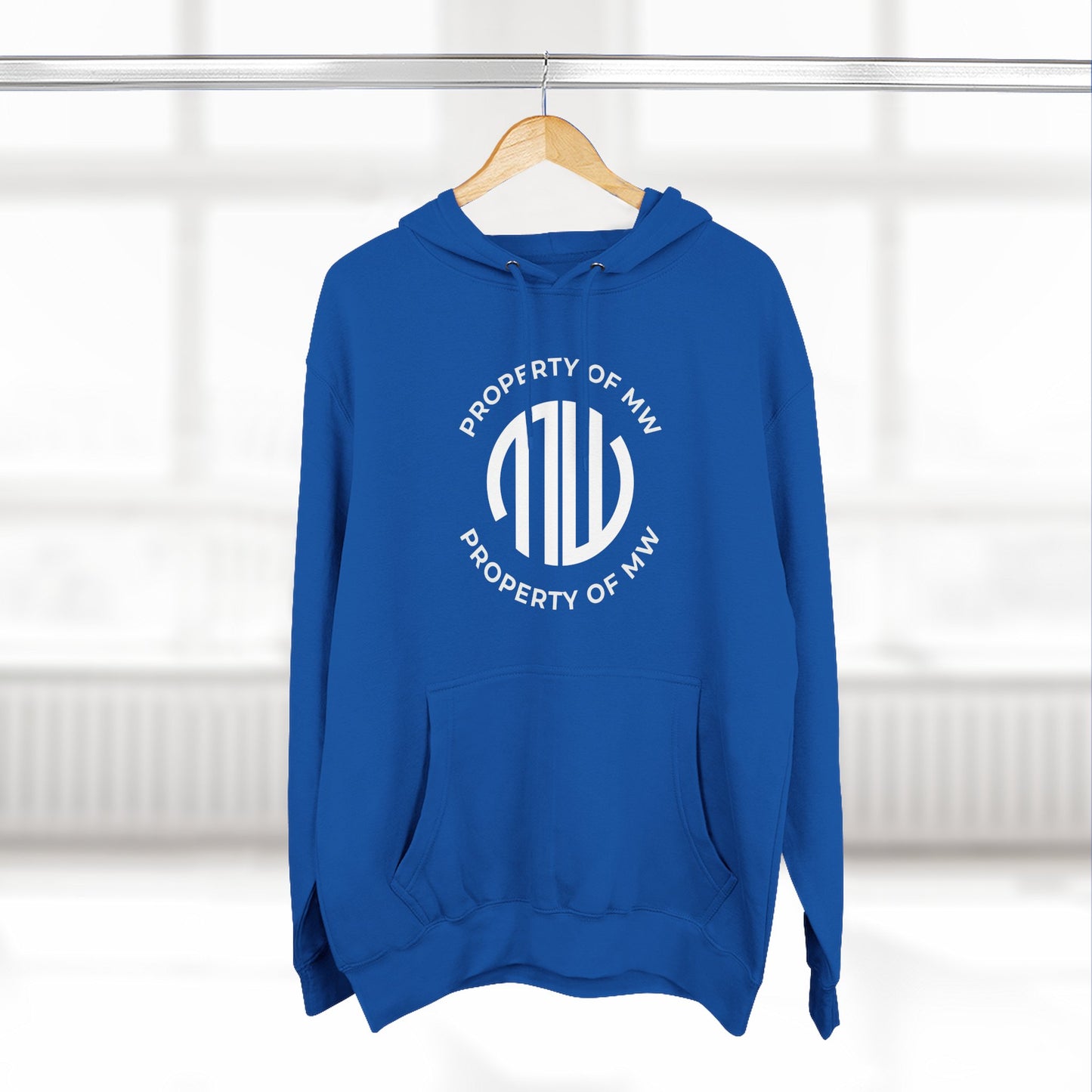 Property of MW // Three-Panel Fleece Hoodie (On-Demand / Online Only)