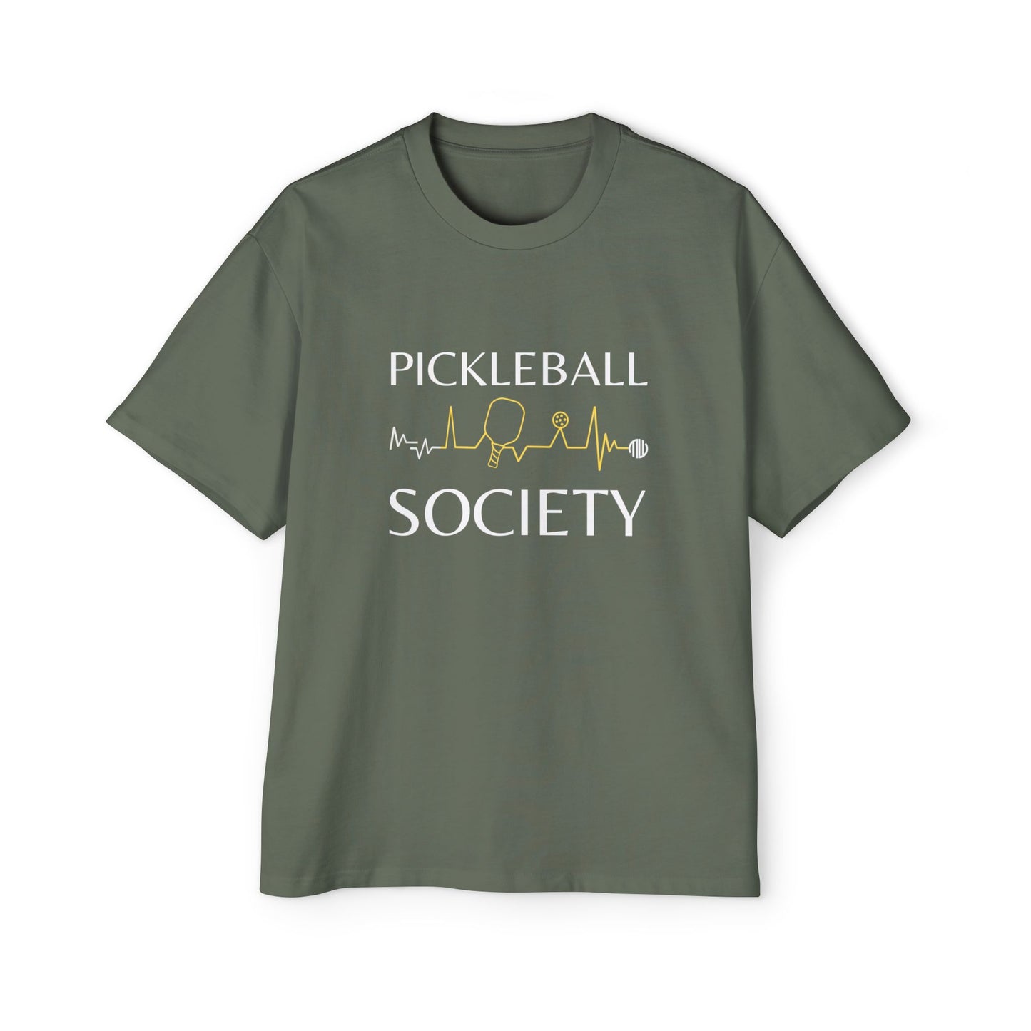 MW Pickleball Society Oversized Tee - Fun Casual Wear for Pickleball Lovers