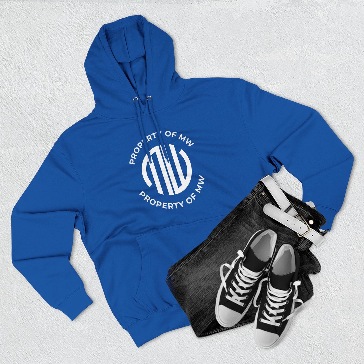 Property of MW // Three-Panel Fleece Hoodie (On-Demand / Online Only)