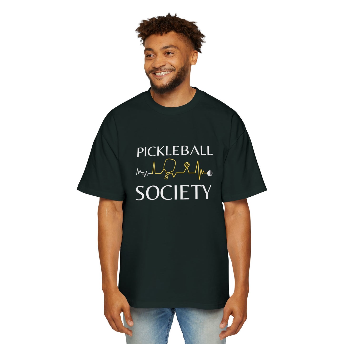 MW Pickleball Society Oversized Tee - Fun Casual Wear for Pickleball Lovers
