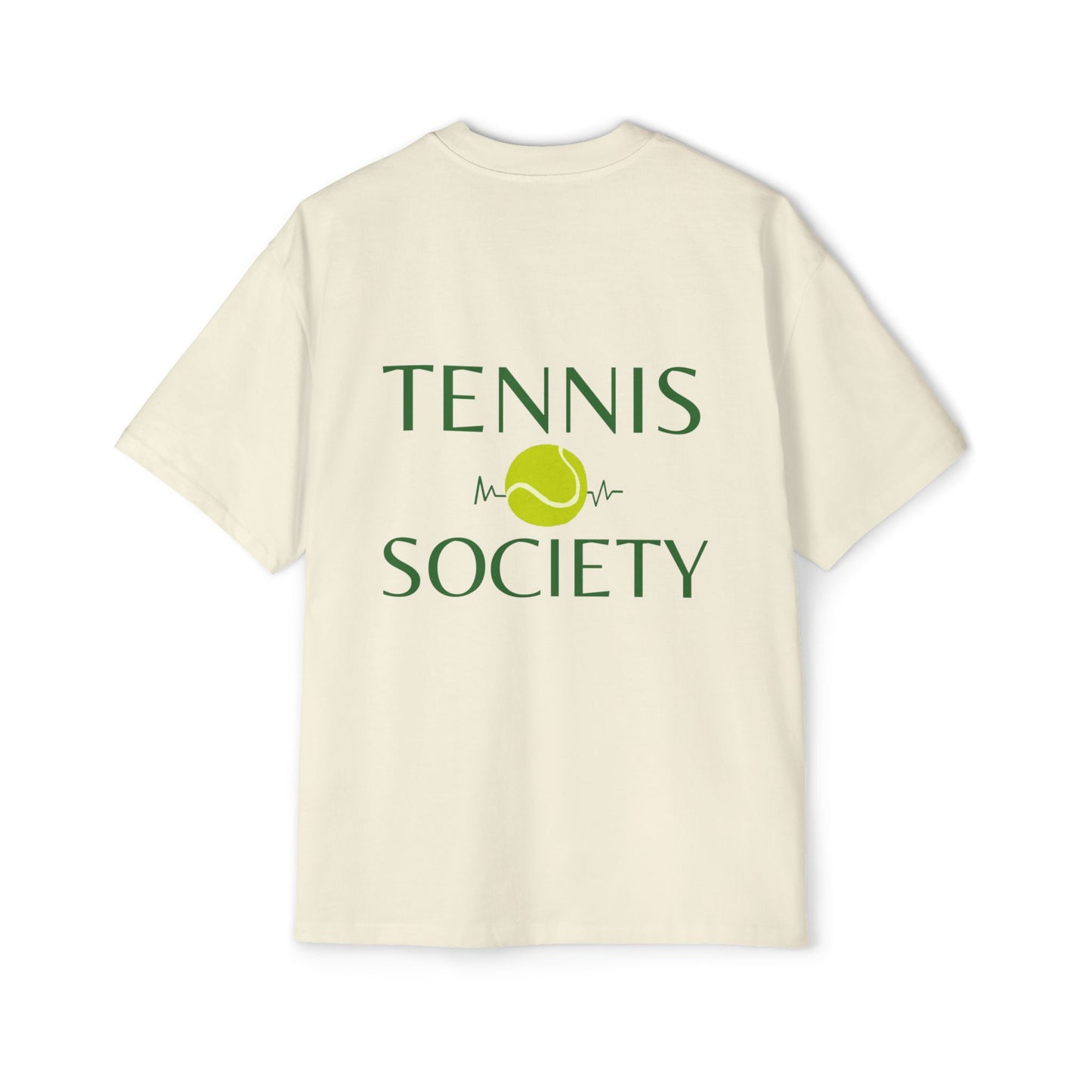 MW Tennis Society Oversized Tee - Fun Casual Wear for Tennis Lovers