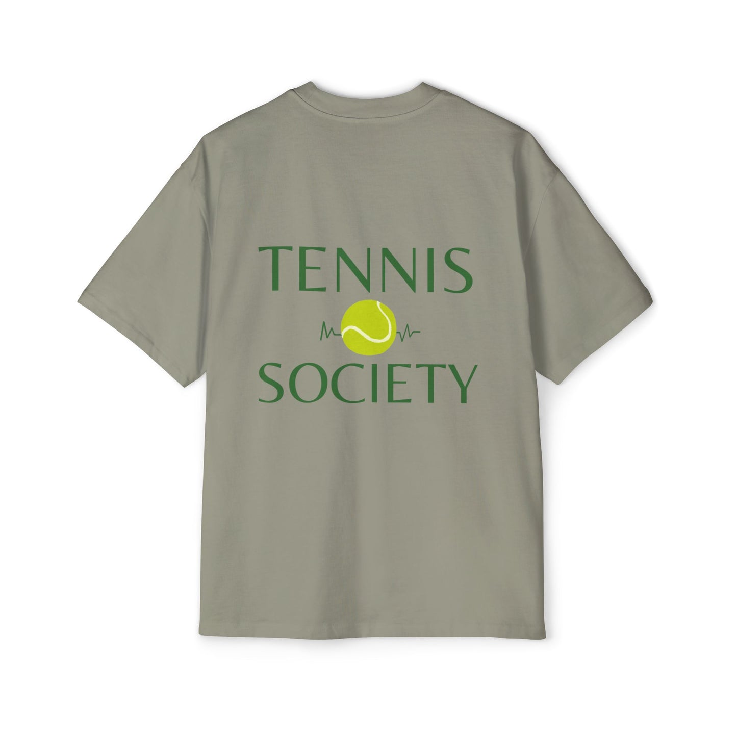 MW Tennis Society Oversized Tee - Fun Casual Wear for Tennis Lovers