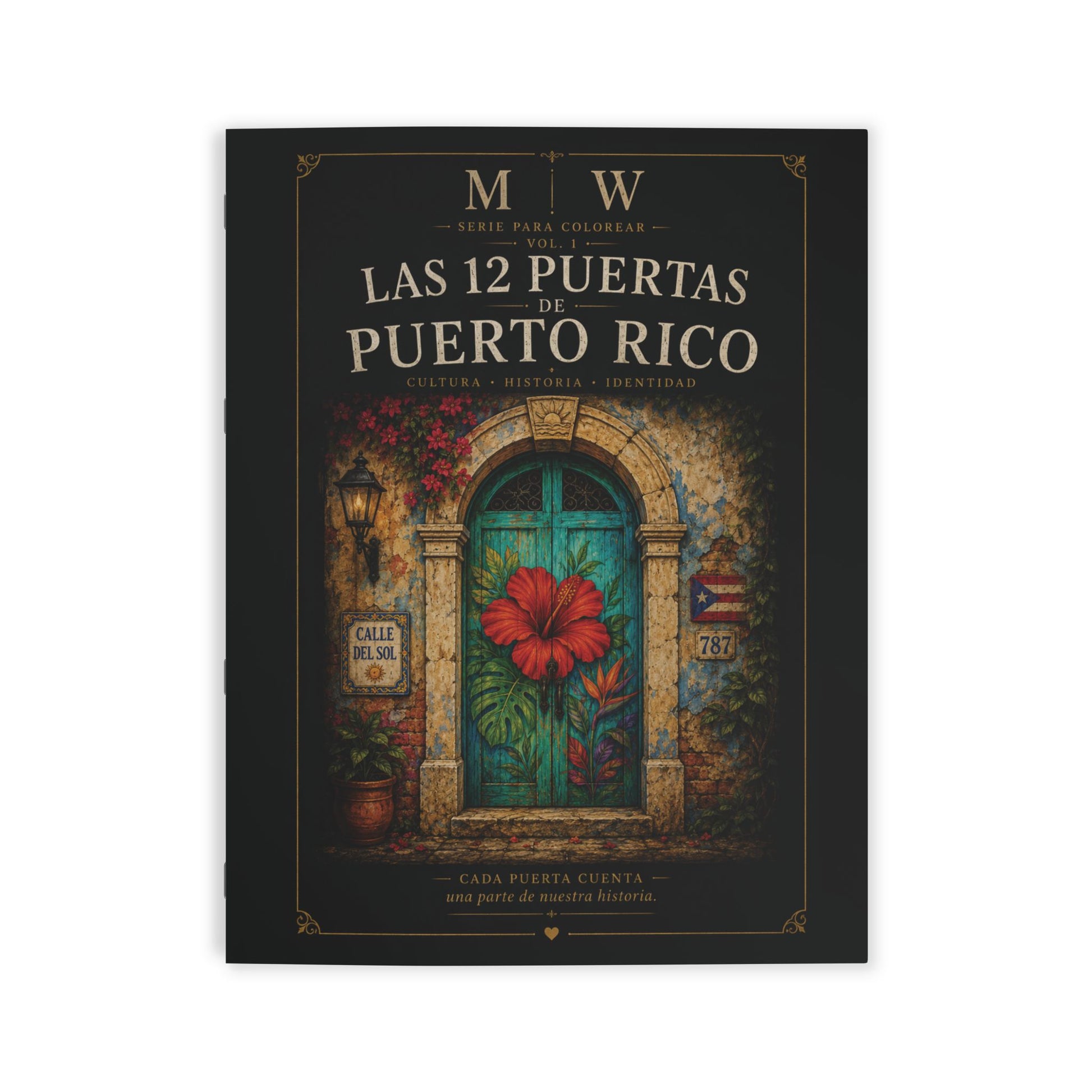 Libro para colorear Las 12 Puertas de Puerto Rico | Coloring Book, de Printify, vista 1