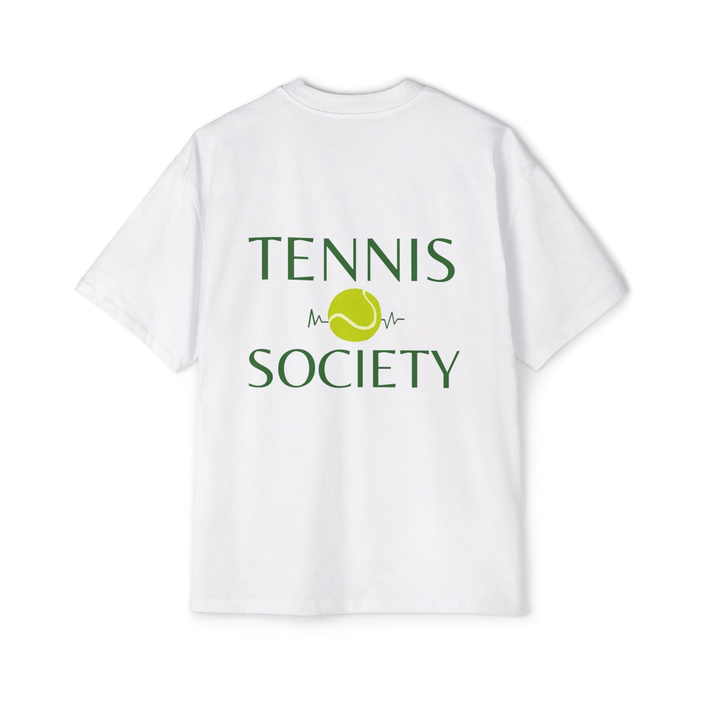 MW Tennis Society Oversized Tee - Fun Casual Wear for Tennis Lovers