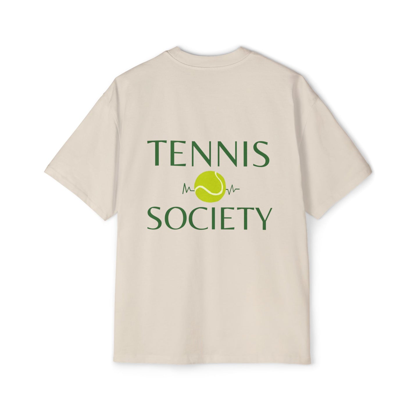 MW Tennis Society Oversized Tee - Fun Casual Wear for Tennis Lovers