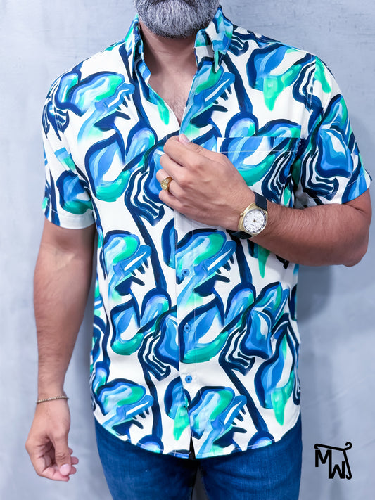 Camisa Híbrida "Que rico PR" (Normal Fit)