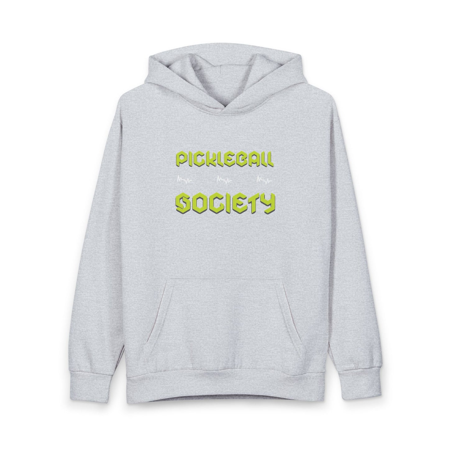 Pickleball Society Hoodie | Retro Lime Pickleball Text