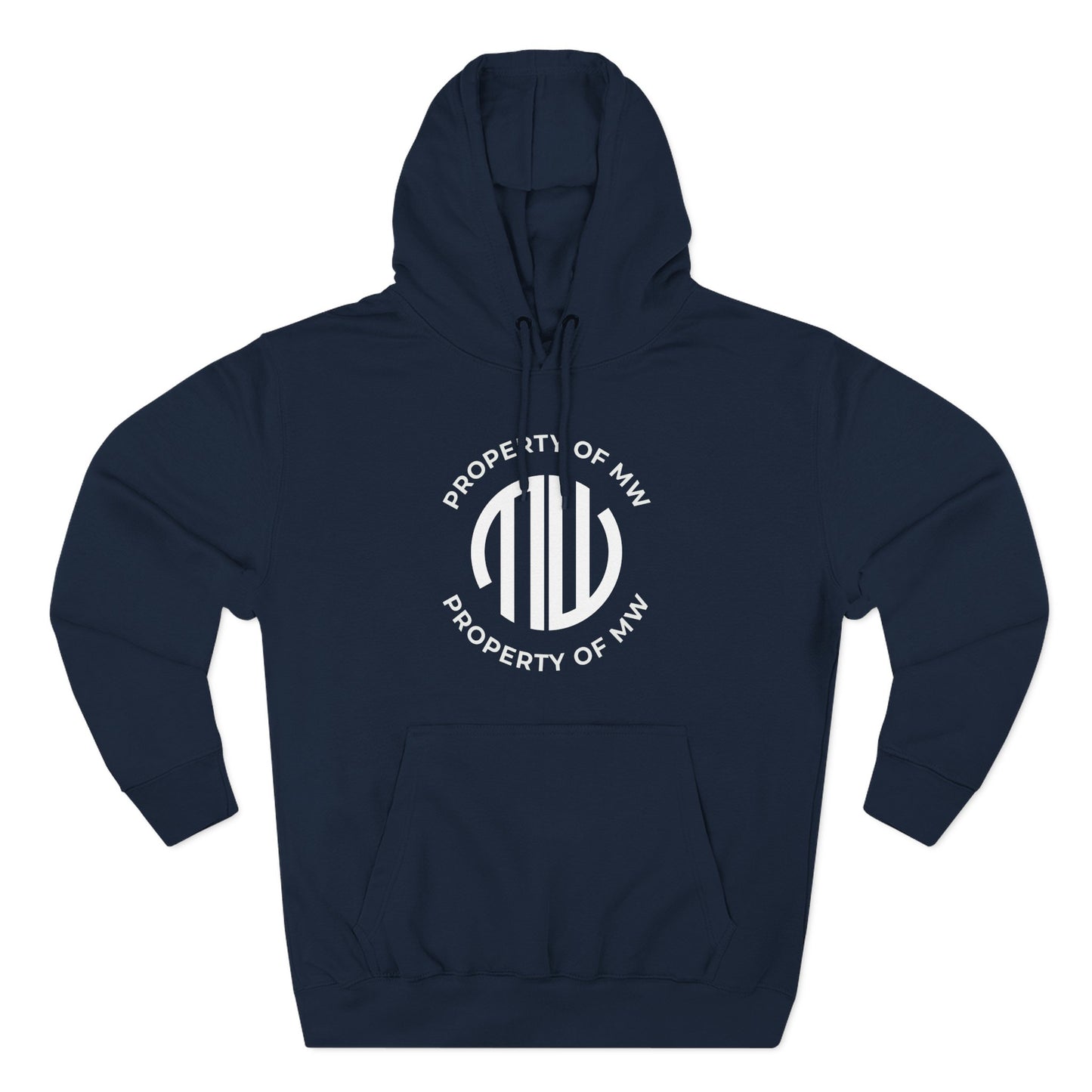 Property of MW // Three-Panel Fleece Hoodie (On-Demand / Online Only)