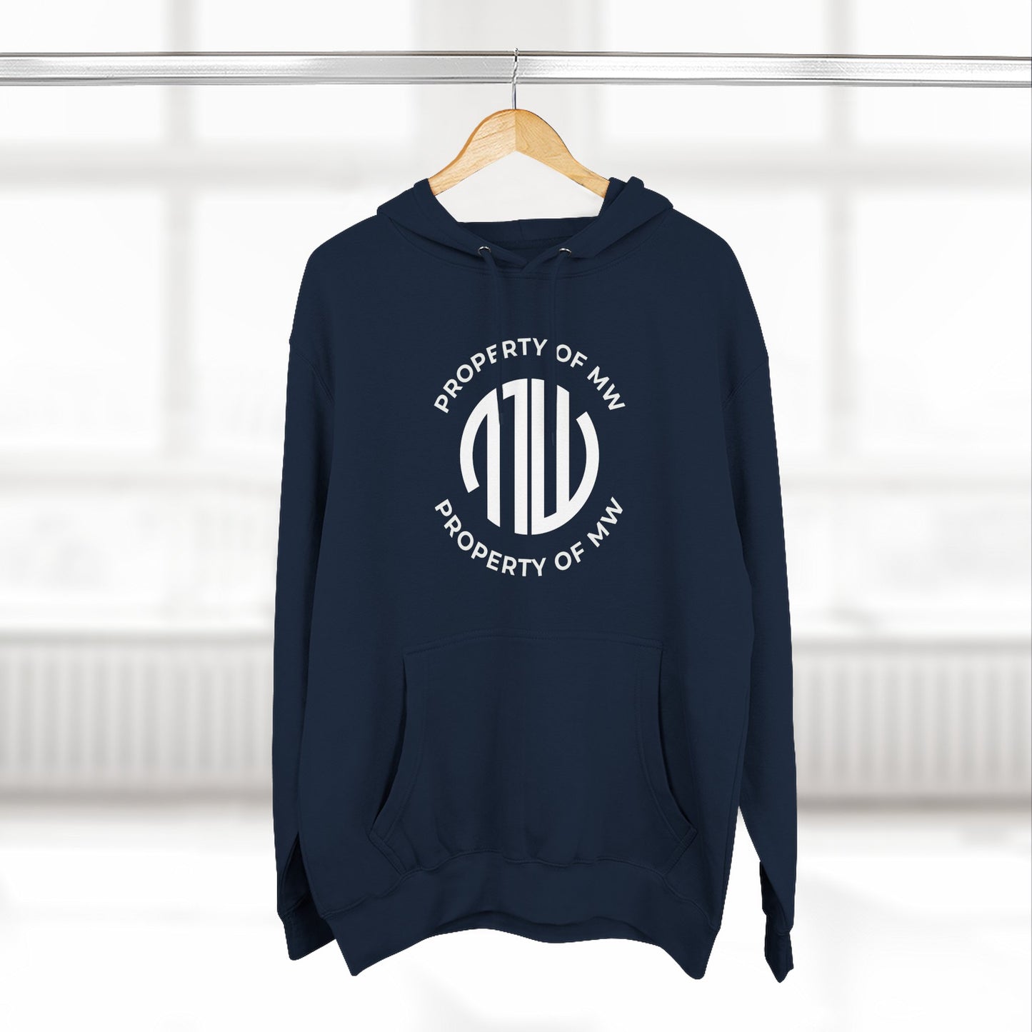 Property of MW // Three-Panel Fleece Hoodie (On-Demand / Online Only)