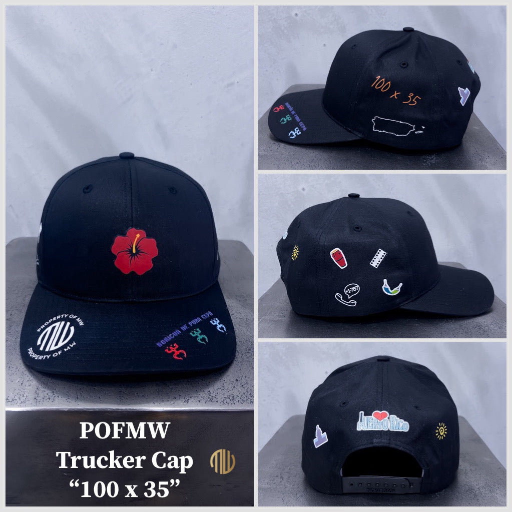 POFMW Trucker Cap - "PR 100 x 35" (Exclusiva)