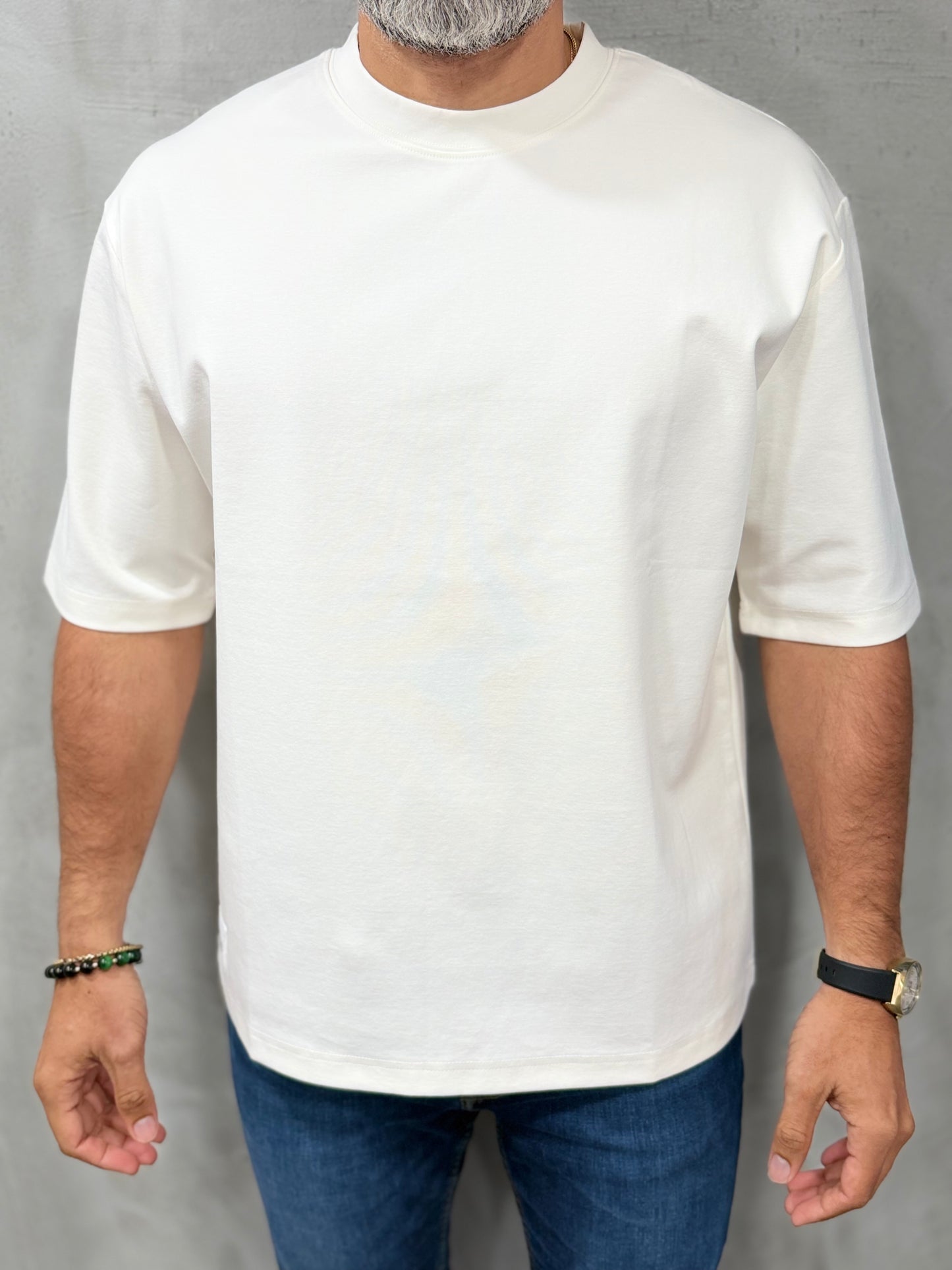 Addict T-shirt Oversized- WHITE