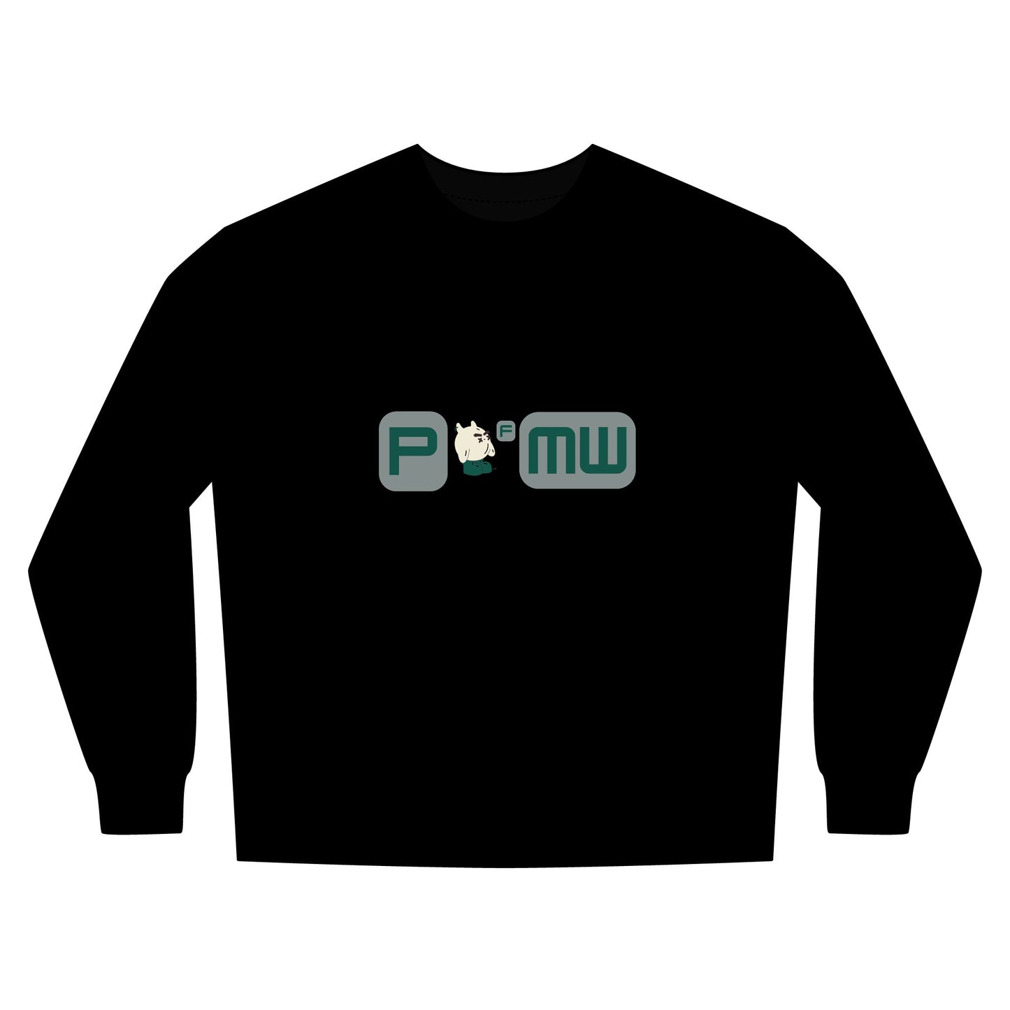 POFMW Cool Urban Crewneck Sweatshirt, Cozy Streetwear, Gift for Friends, Casual Outfit, Unisex Fashion, Everyday Wear
