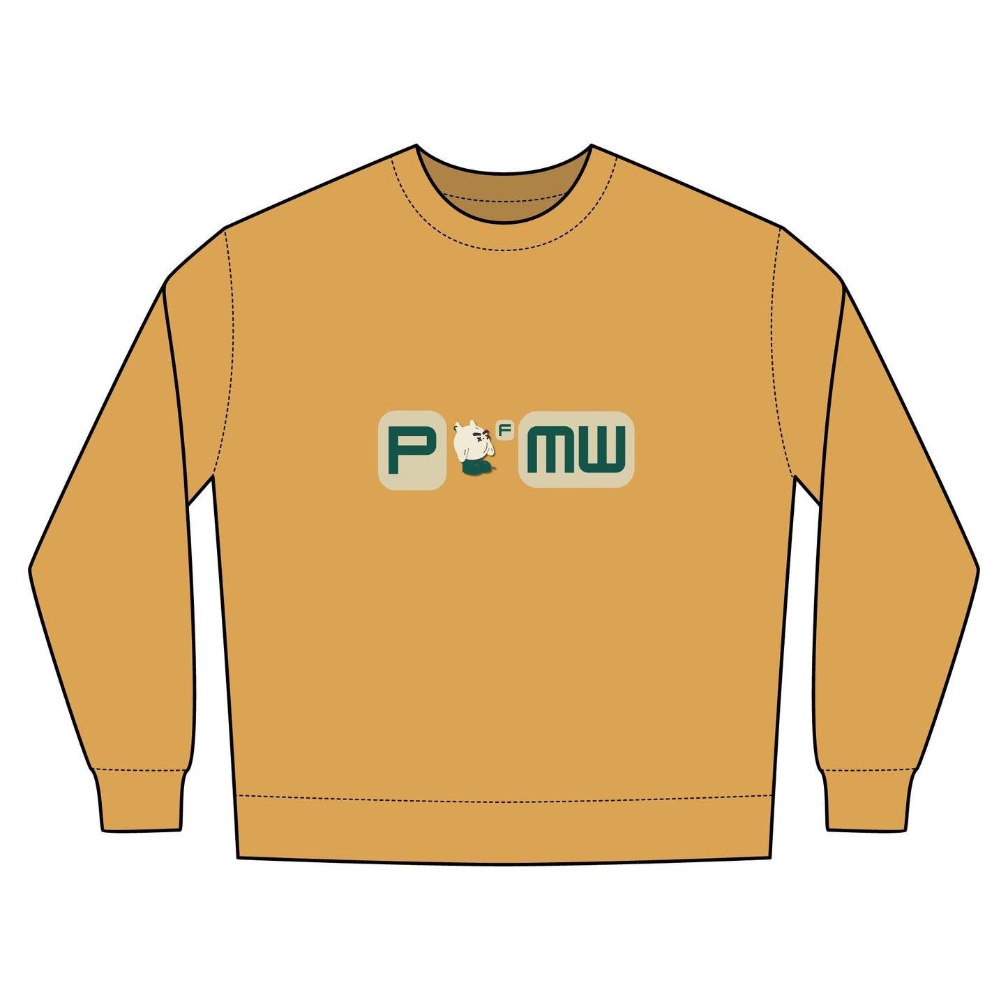 POFMW Cool Urban Crewneck Sweatshirt, Cozy Streetwear, Gift for Friends, Casual Outfit, Unisex Fashion, Everyday Wear