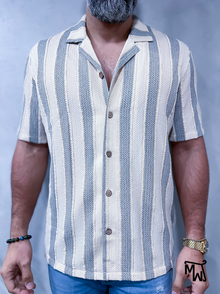 Camisa Manga Corta Resort “Ocean Pearl”