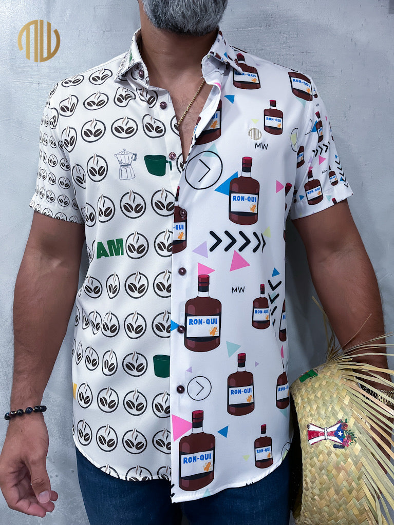 🇵🇷 PR Edition - Camisa MWPR-004 "AM-Café, PM-RONquí"