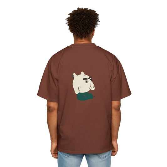 MW Casual Oversized Tee with Playful Graphic – Perfect Gift for Men, Streetwear Staple, Relaxed Fit, Everyday Comfort, Gift for Him