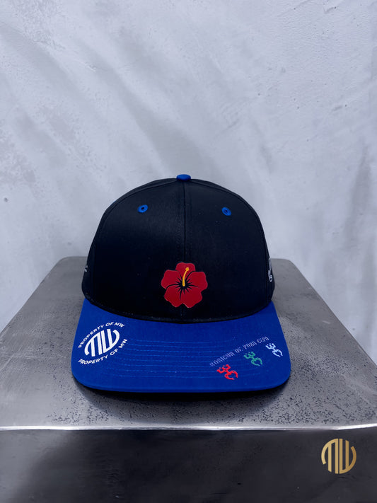 POFMW Trucker Cap - "100 x 35" Black / Blue (Exclusiva)