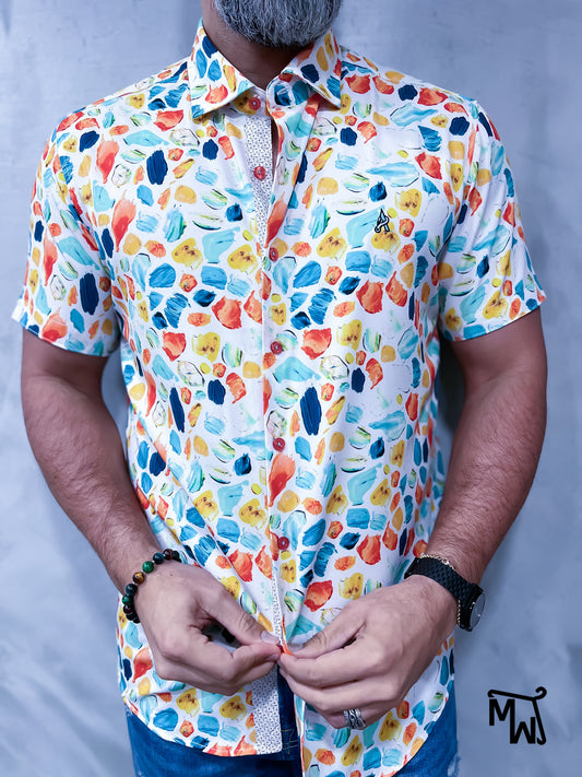 Camisa Manga Corta “Shape of You” (Slim Fit)