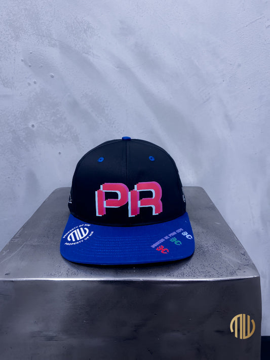 POFMW Trucker Cap - "PR 100 x 35" Black / Blue (Exclusiva)