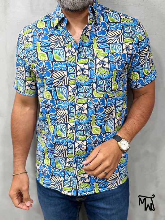 Camisa Híbrida- "Summer Paradise" (Normal Fit)