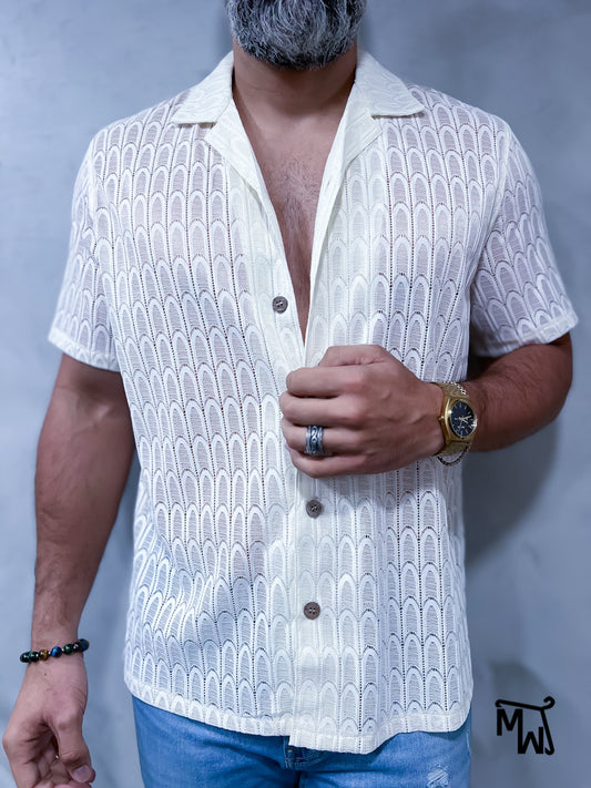 Camisa Manga Corta Resort “Emerald Wave Island”