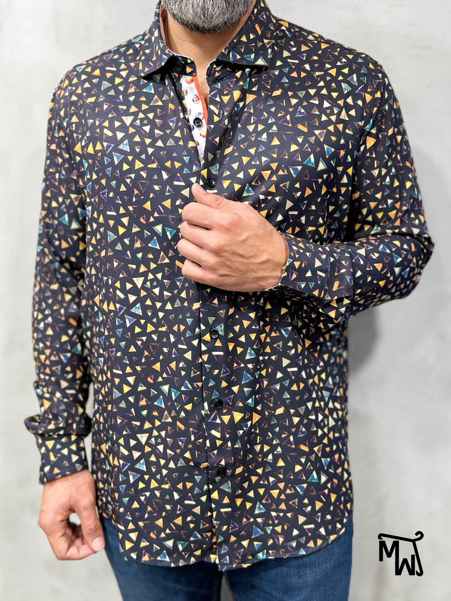 Camisa Manga Larga “Cozy and Bright” (Slim Fit)