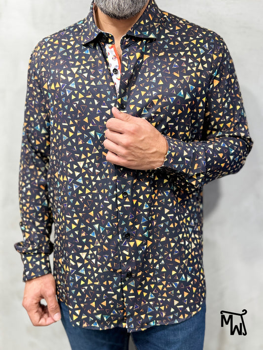 Camisa Manga Larga “Cozy and Bright” (Slim Fit)